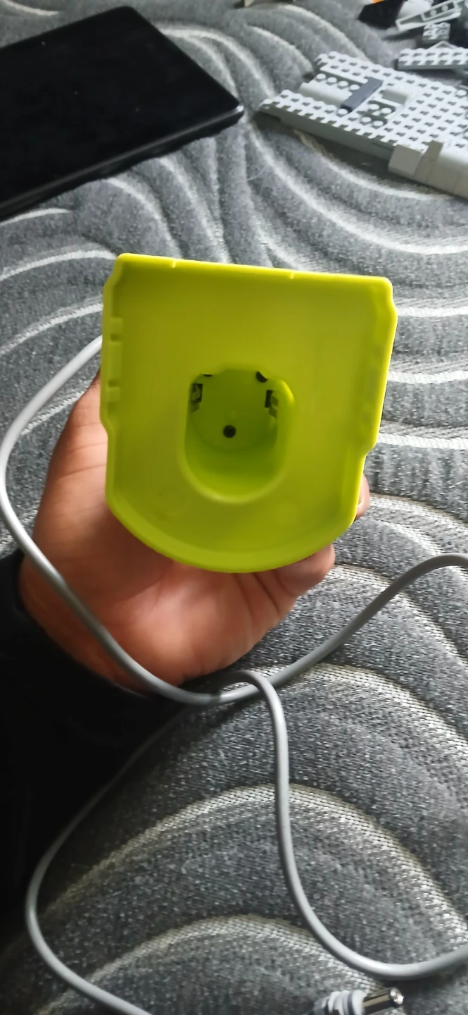 Green Power Tool Battery Charger Base - photo 2