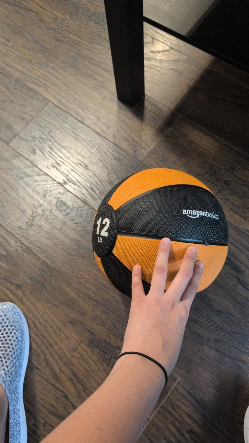 Amazon Basics 12 LB Medicine Ball - photo 2