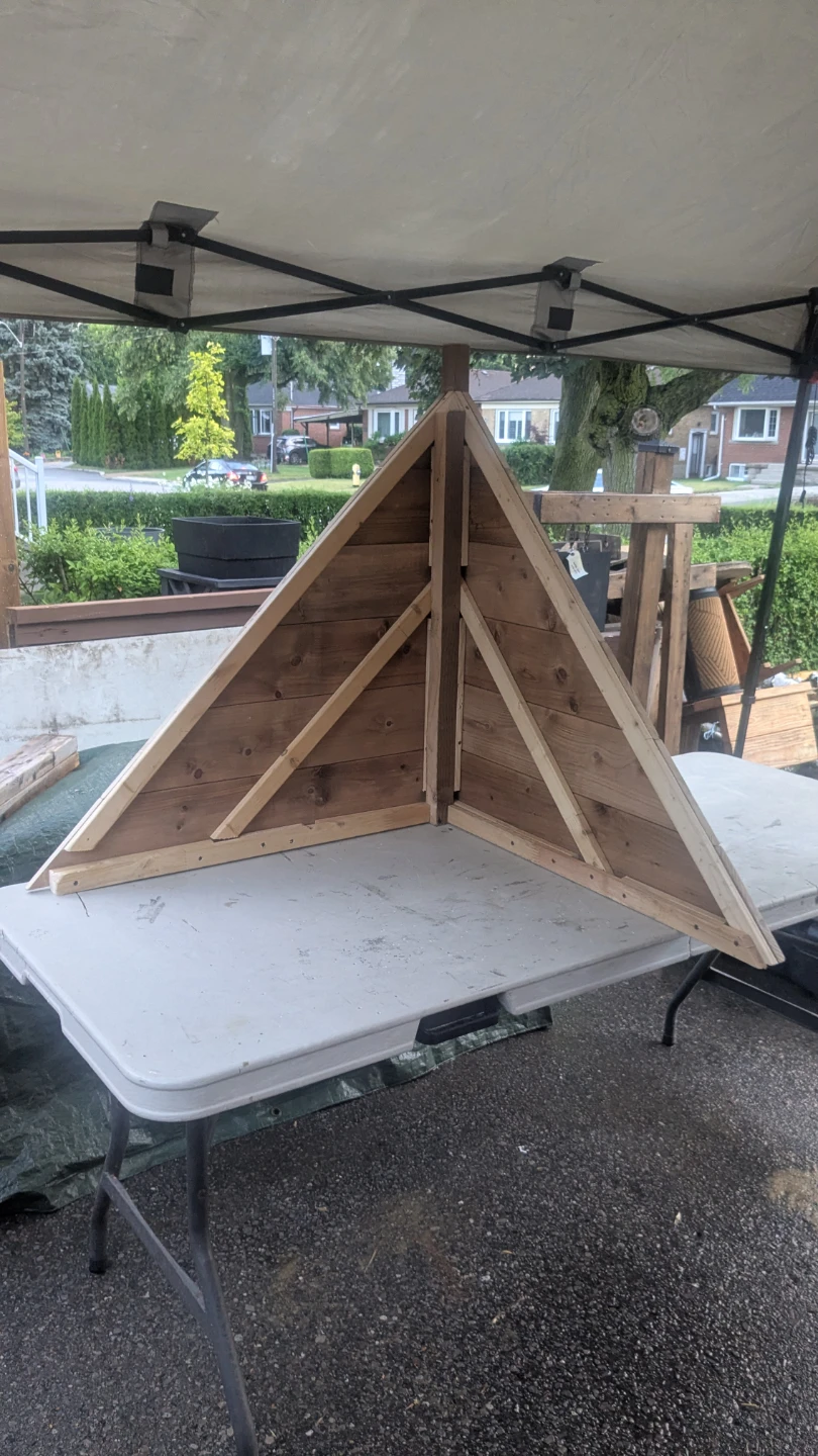 Wooden Pyramid Structure - photo 3