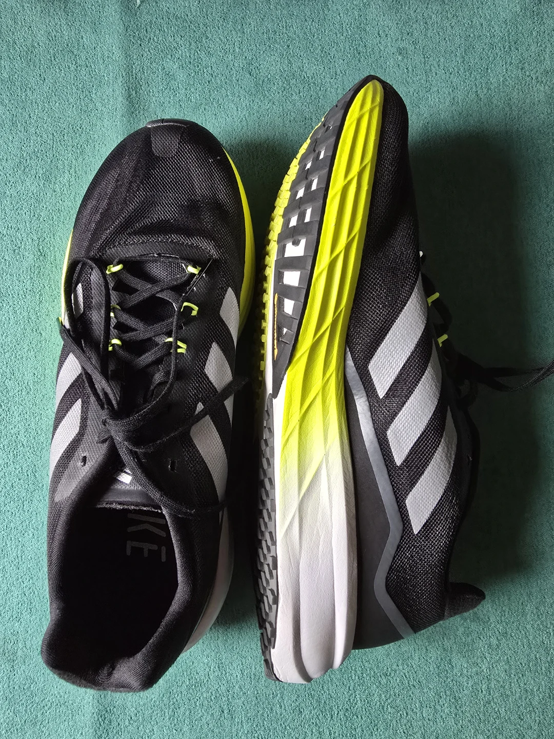 Adidas SL20 Running Shoes - Black/Grey/Neon - photo 2