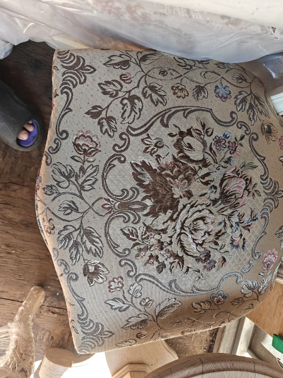 Vintage Upholstered Dining Chairs - photo 2