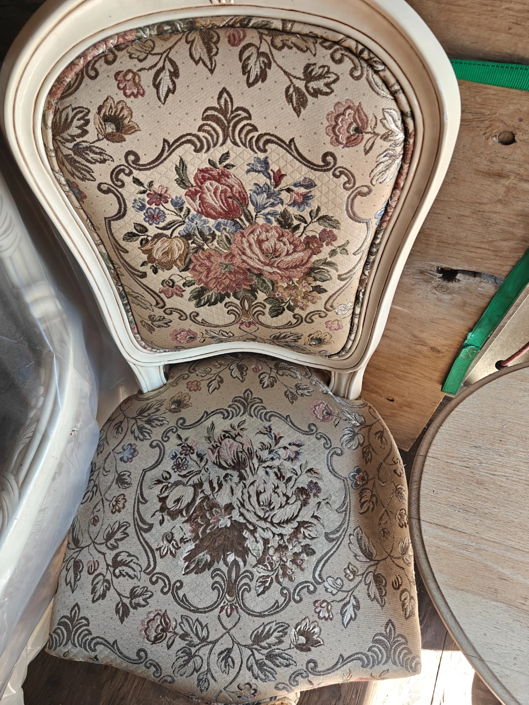 Vintage Upholstered Dining Chairs - photo 3