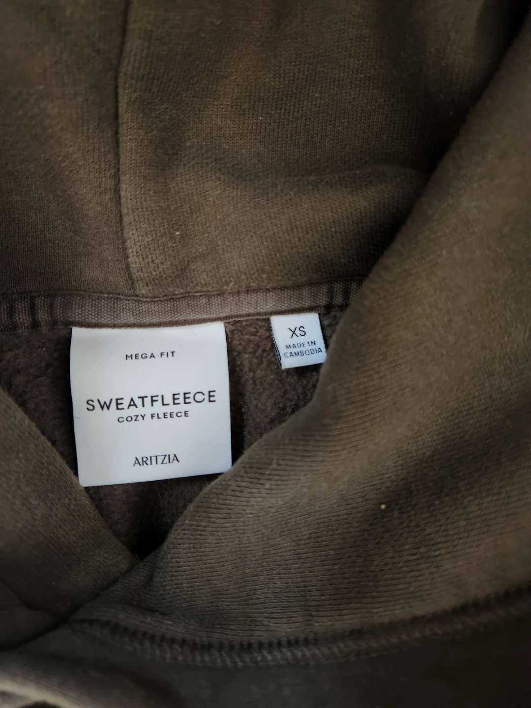 ARITZIA Sweatfleece Cozy Fleece Mega Fit Hoodie - photo 2