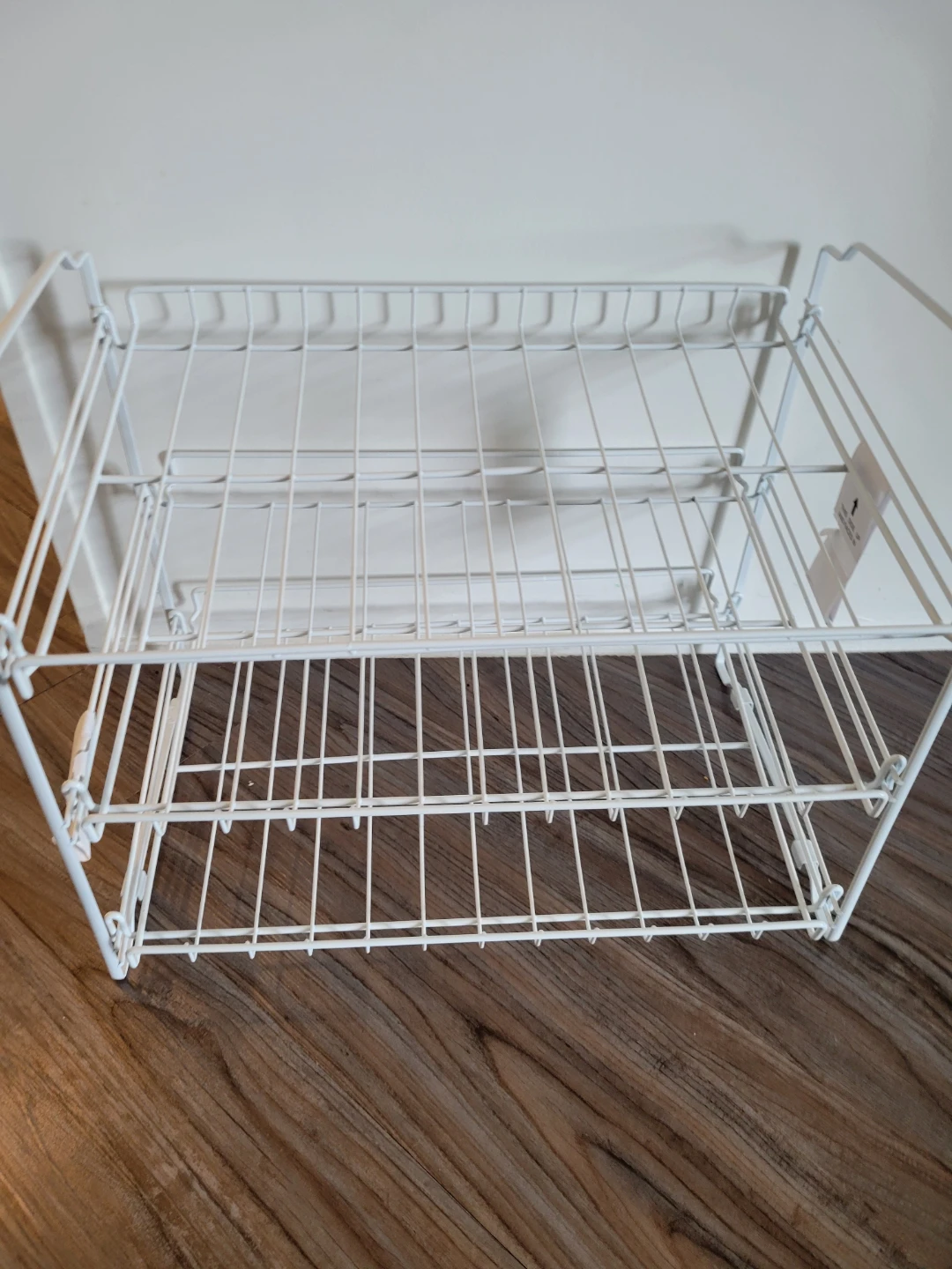 White Wire Storage Rack