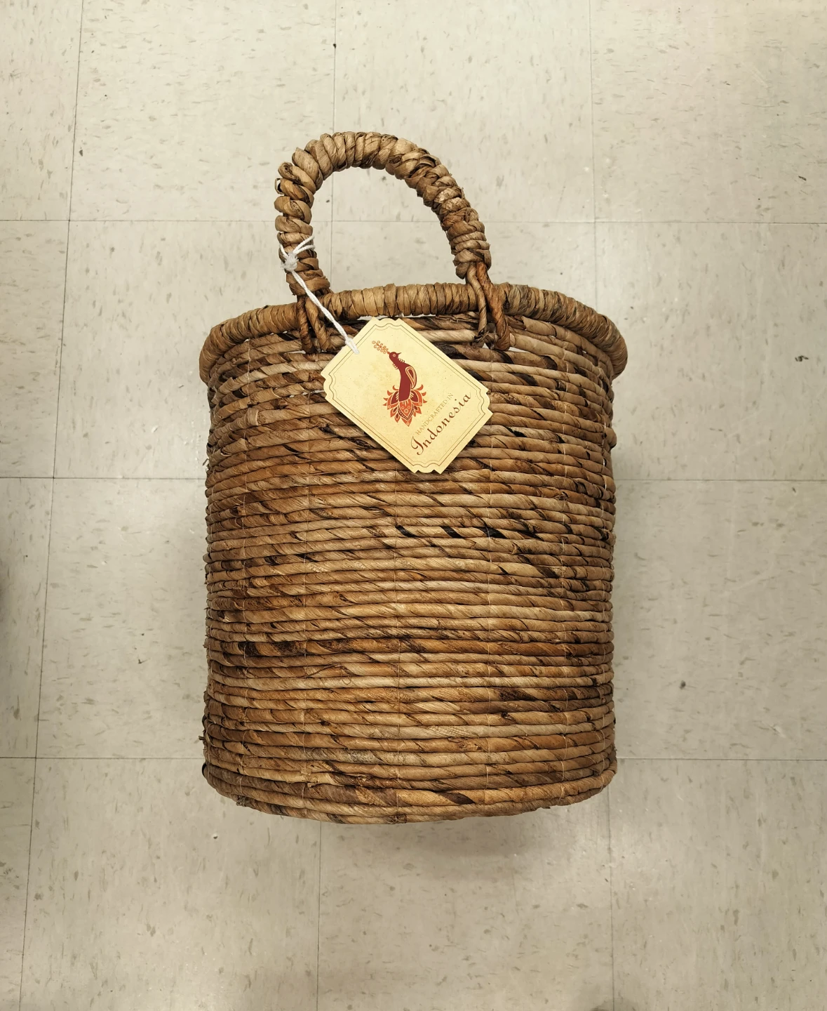 Woven Storage Basket - Handcrafted in Indonesia