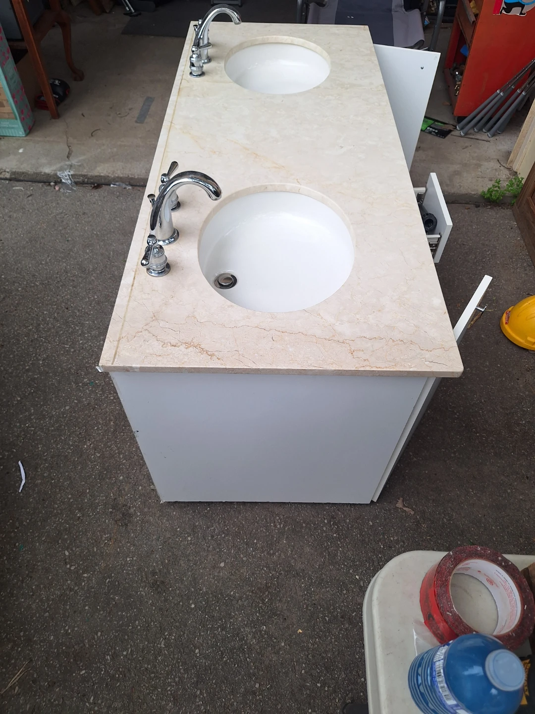 Double Sink Vanity with Faucets - photo 5