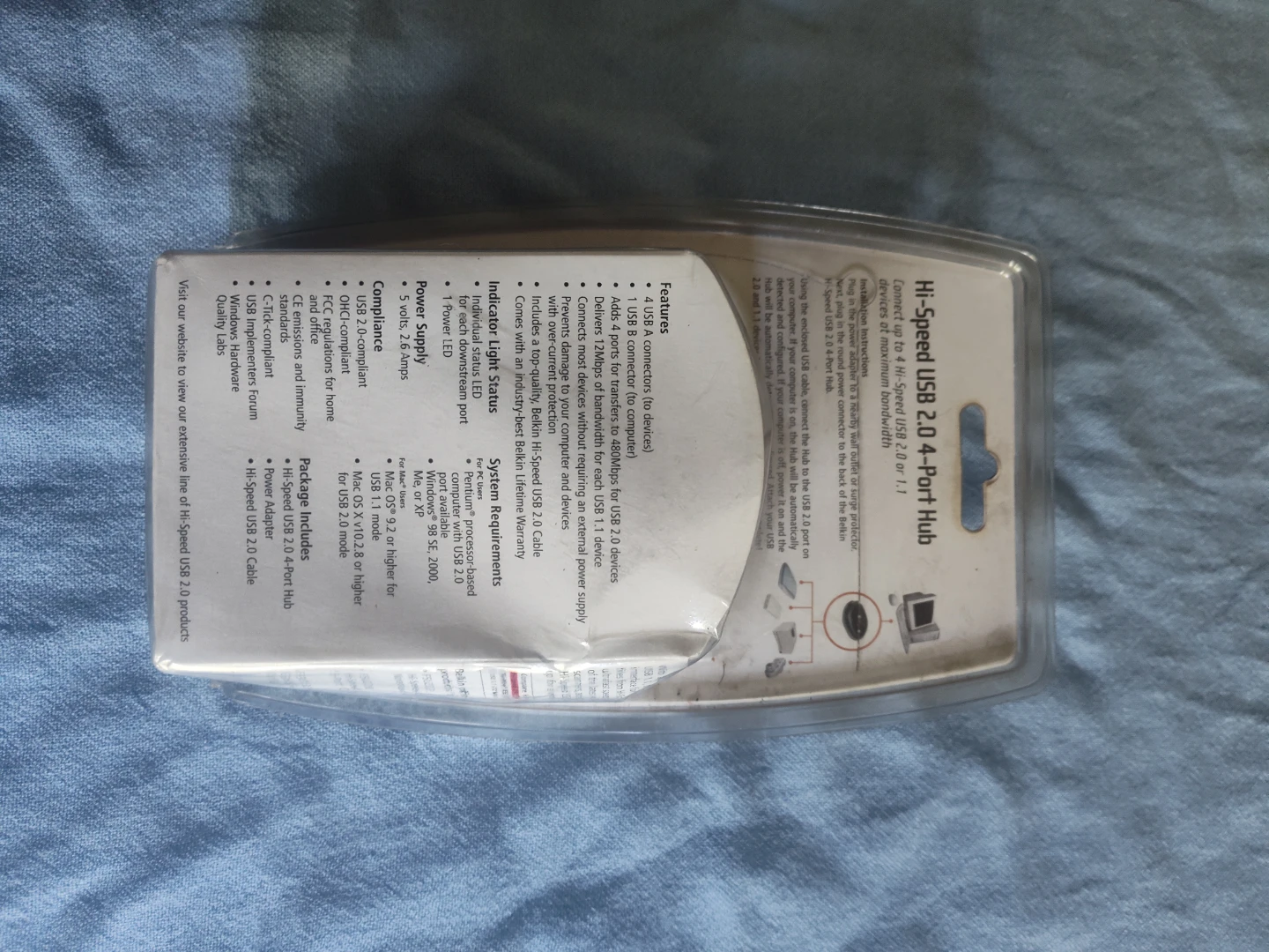Belkin Hi-Speed USB 2.0 4-Port Hub - photo 2