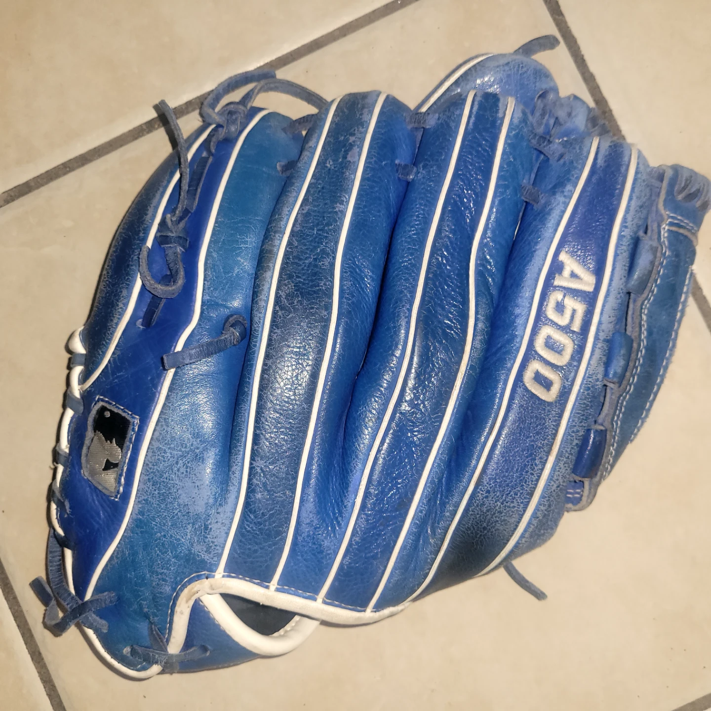 Wilson A500 Blue Baseball Glove - photo 2