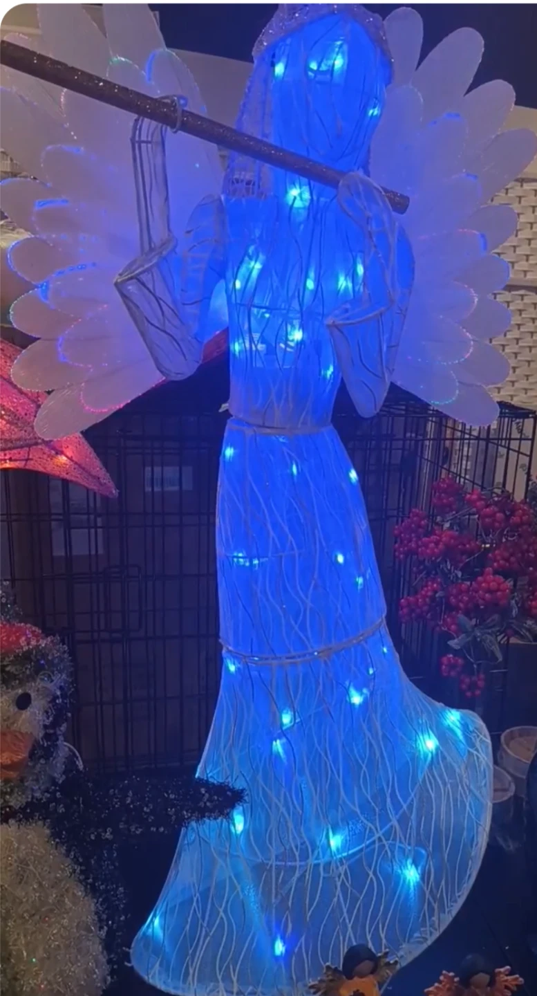 Animated Light-Up Angel Decor