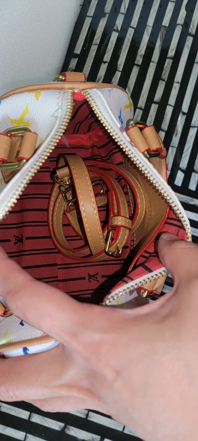 Louis Vuitton Speedy Nano Bag - White Multicolore - photo 2