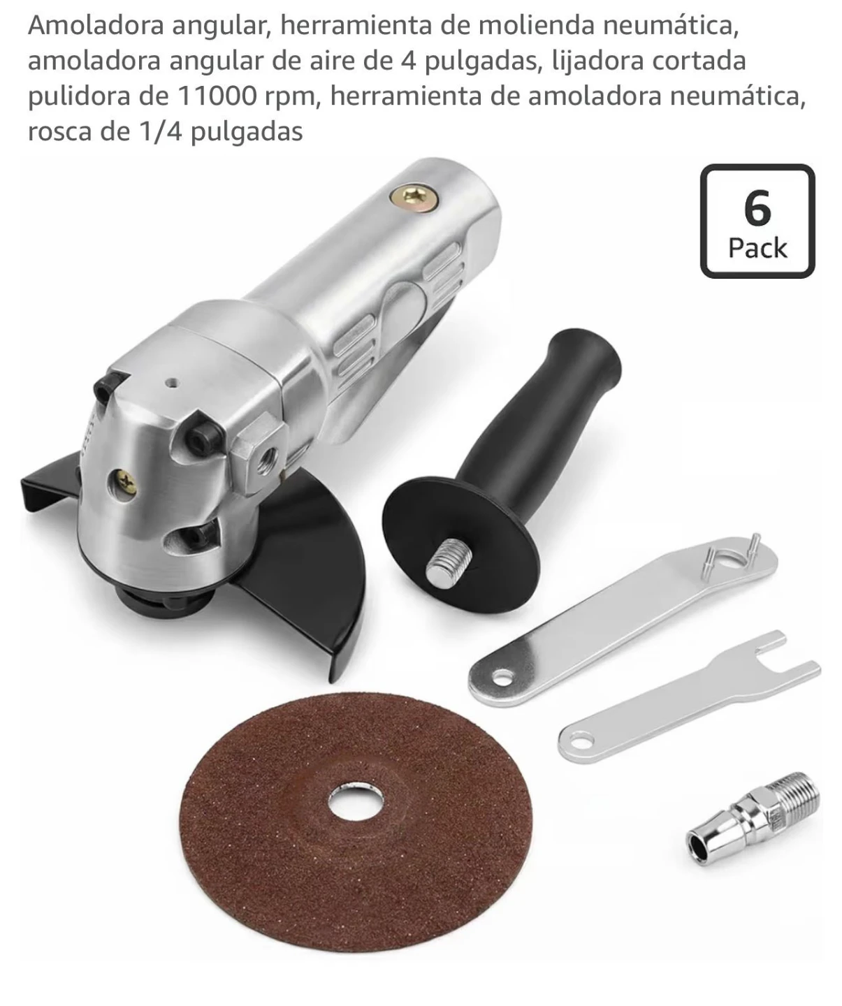 4-inch Air Angle Grinder 11000 RPM - photo 2