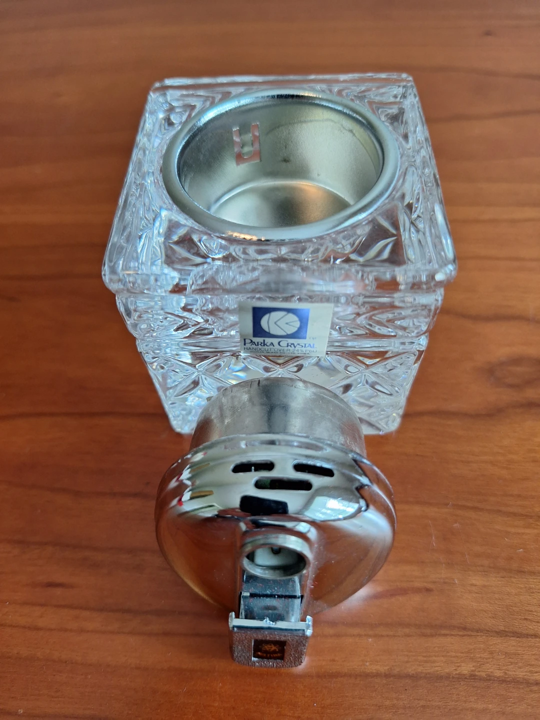 🇰🇷Vintage Parker Crystal Smoking Set(Brand New-Open Box) - photo 3