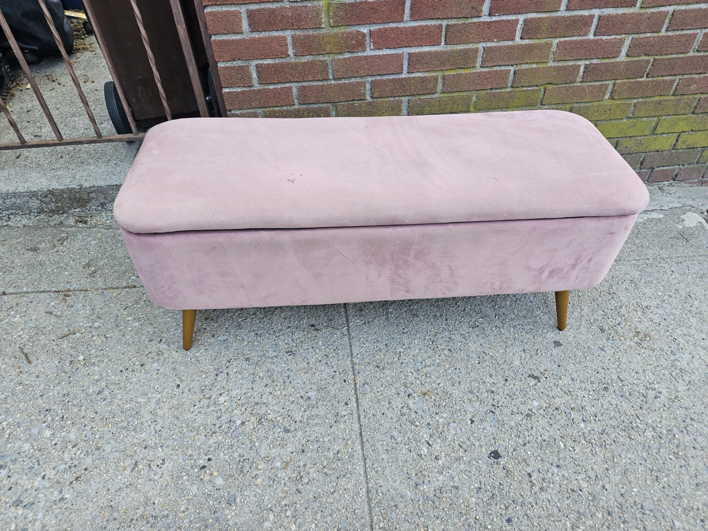 Ball & Cast Upholstered Storage Bench