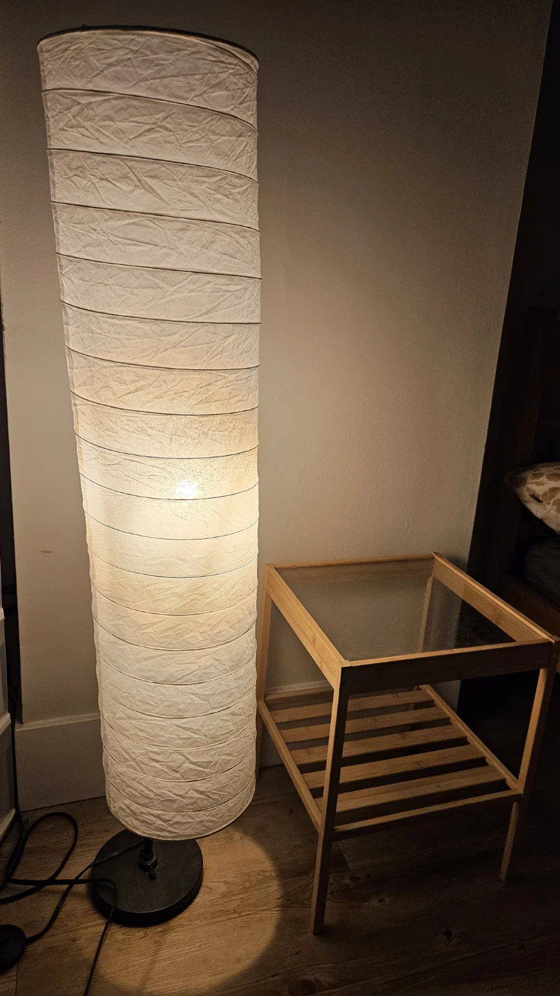 White Paper Floor Lamp - photo 2