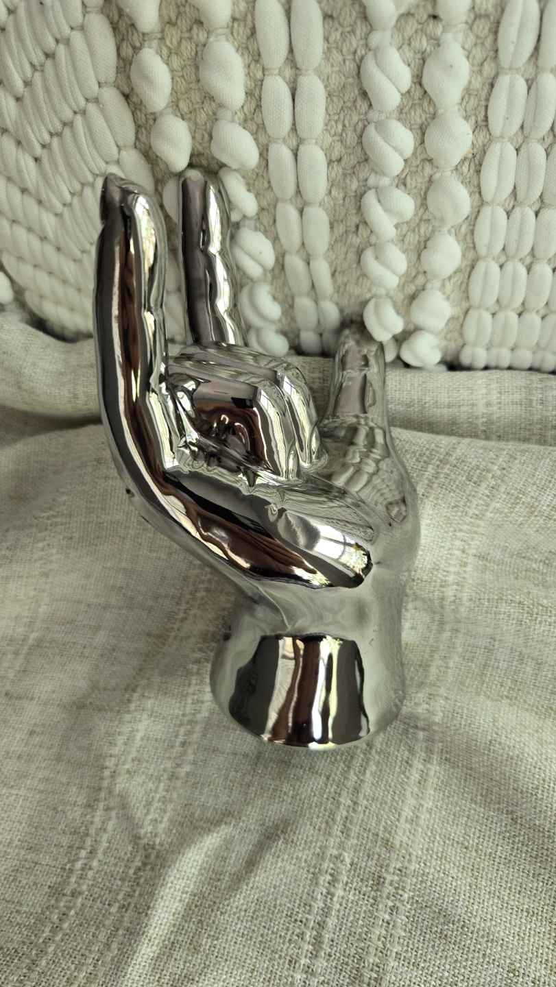 I Love You Hand Tabletop Sculpture - photo 4