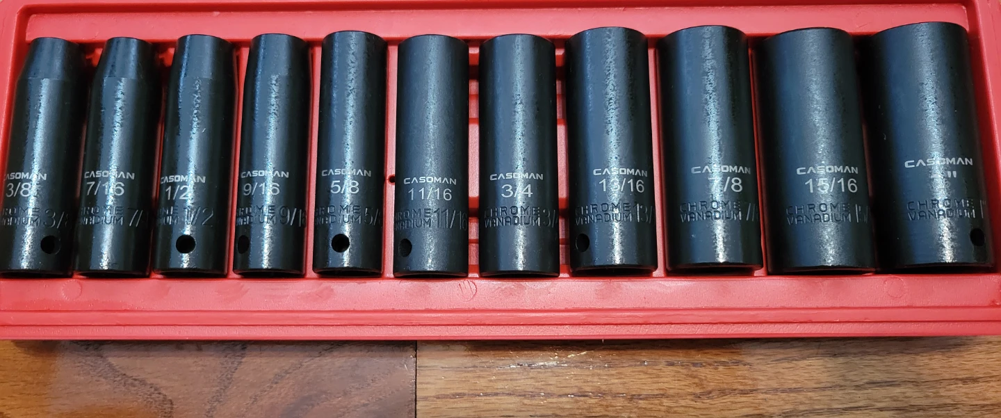 NEW Impact Wrench Set + 11 SAE Sockets - photo 2