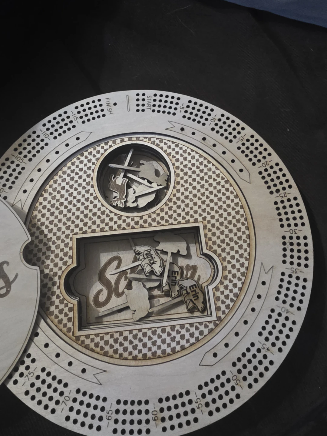Custom mafe Cribbage Boards