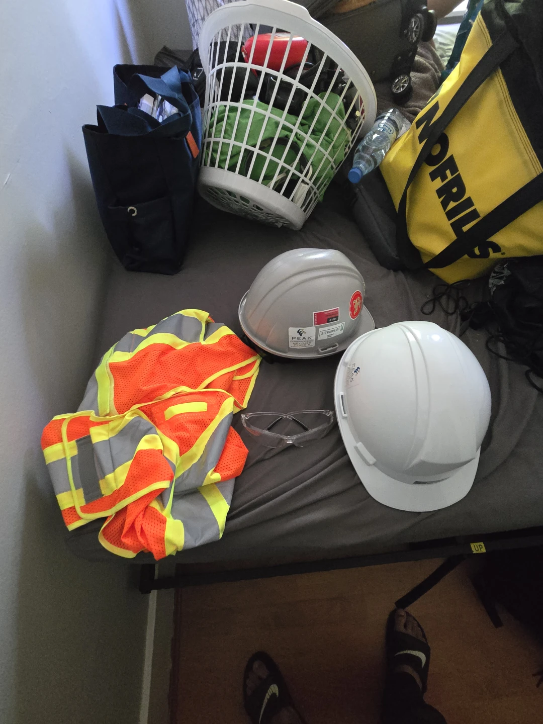 Hard Hat, Safety Vest, and Glasses Bundle