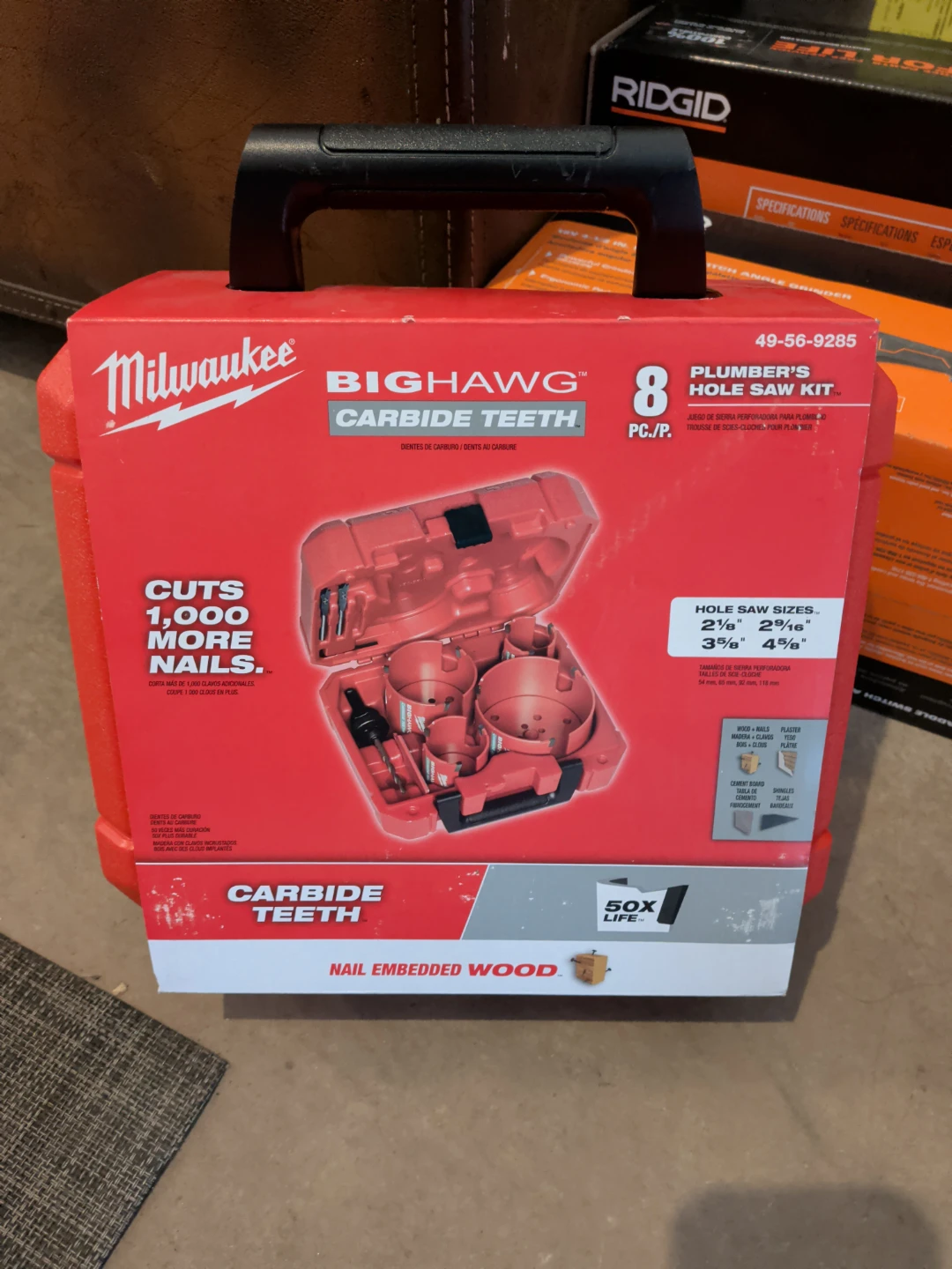 Milwaukee BIGHAWG Carbide Teeth Plumber's Hole Saw Kit