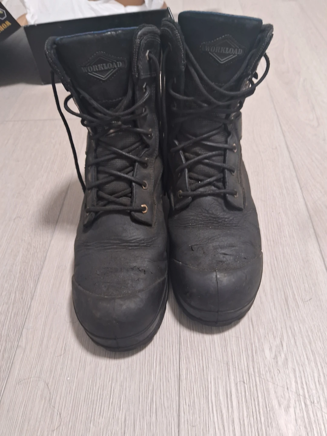 Workload Black Leather Work Boots - photo 2