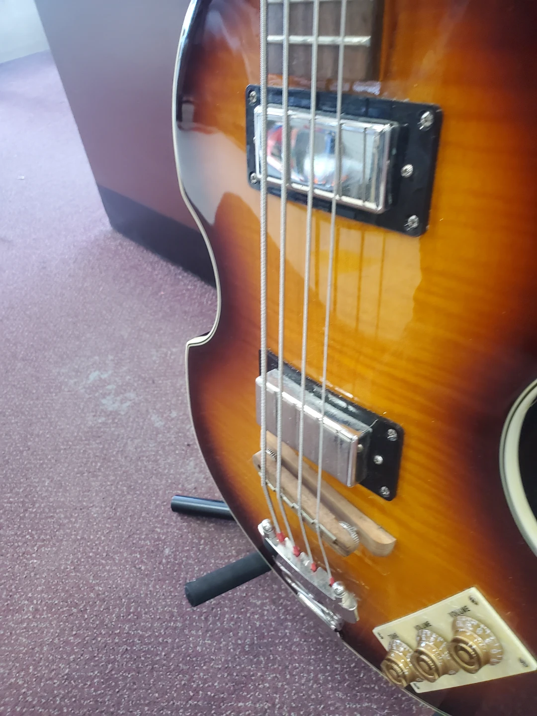 Epiphone Viola Electric Bass Guitar Sunburst - photo 5