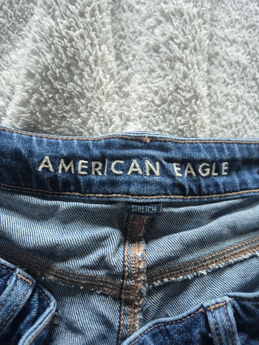 American Eagle Super High-Rise Baggy Wide Leg Jeans Size 14 - photo 3