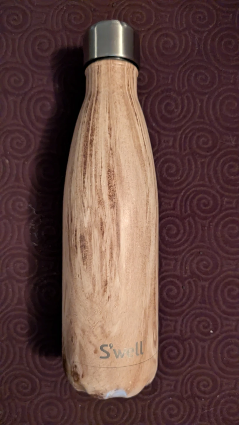 S'well Water Bottle - Wood Grain Design