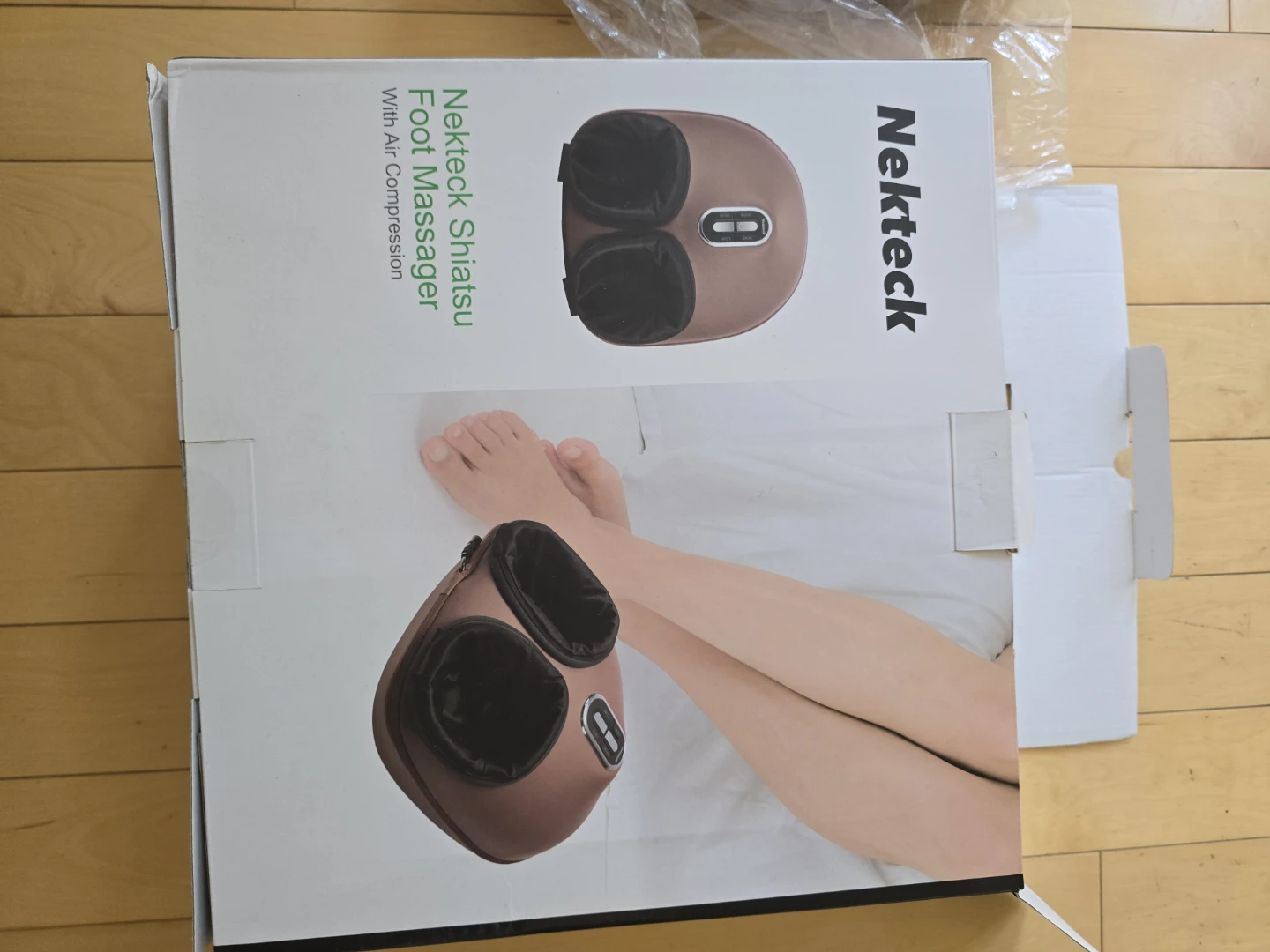Nekteck Shiatsu Foot Massager with Air Compression