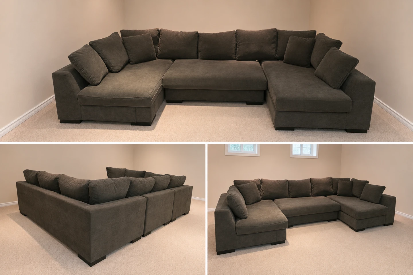 Structube Charcoal Sectional