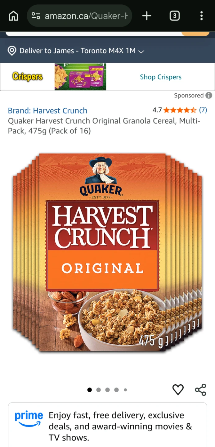 Quaker Harvest Crunch