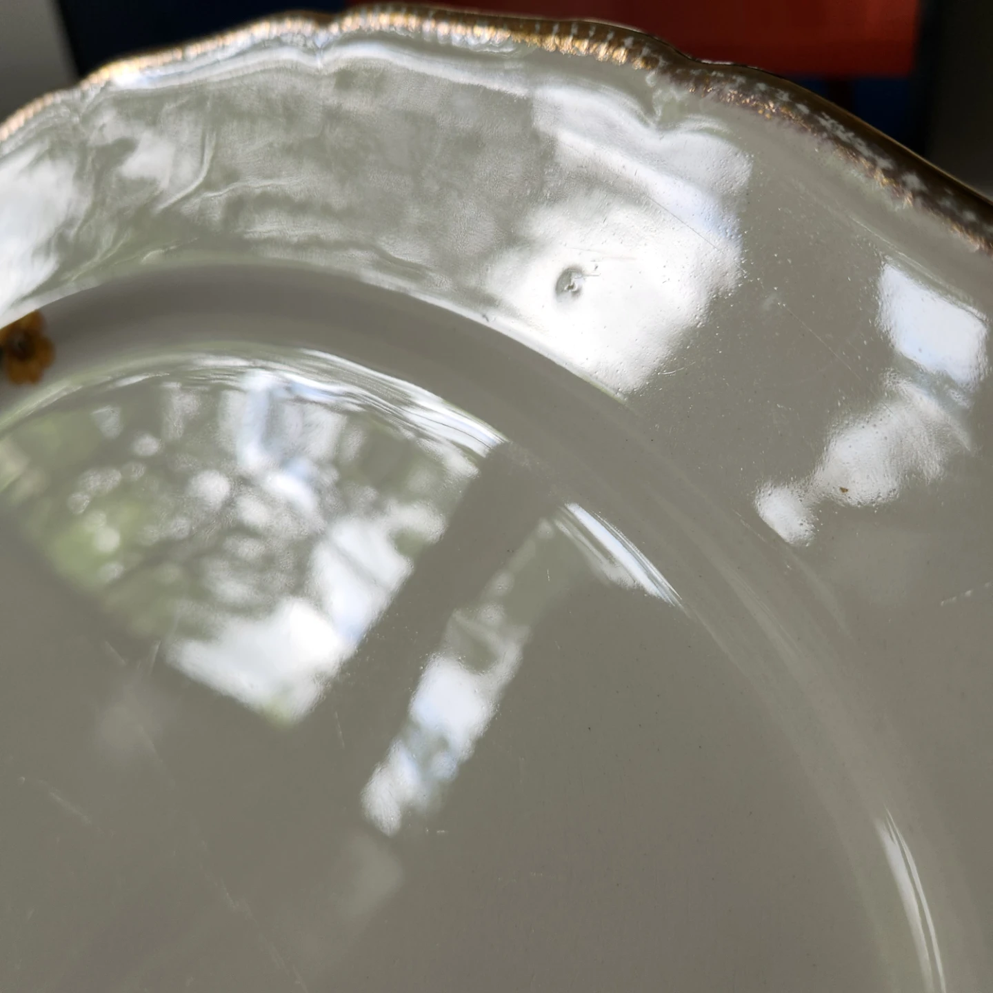 Vintage 'Riverdale' Royal Swan Oval Platter 22k gold rim - photo 5