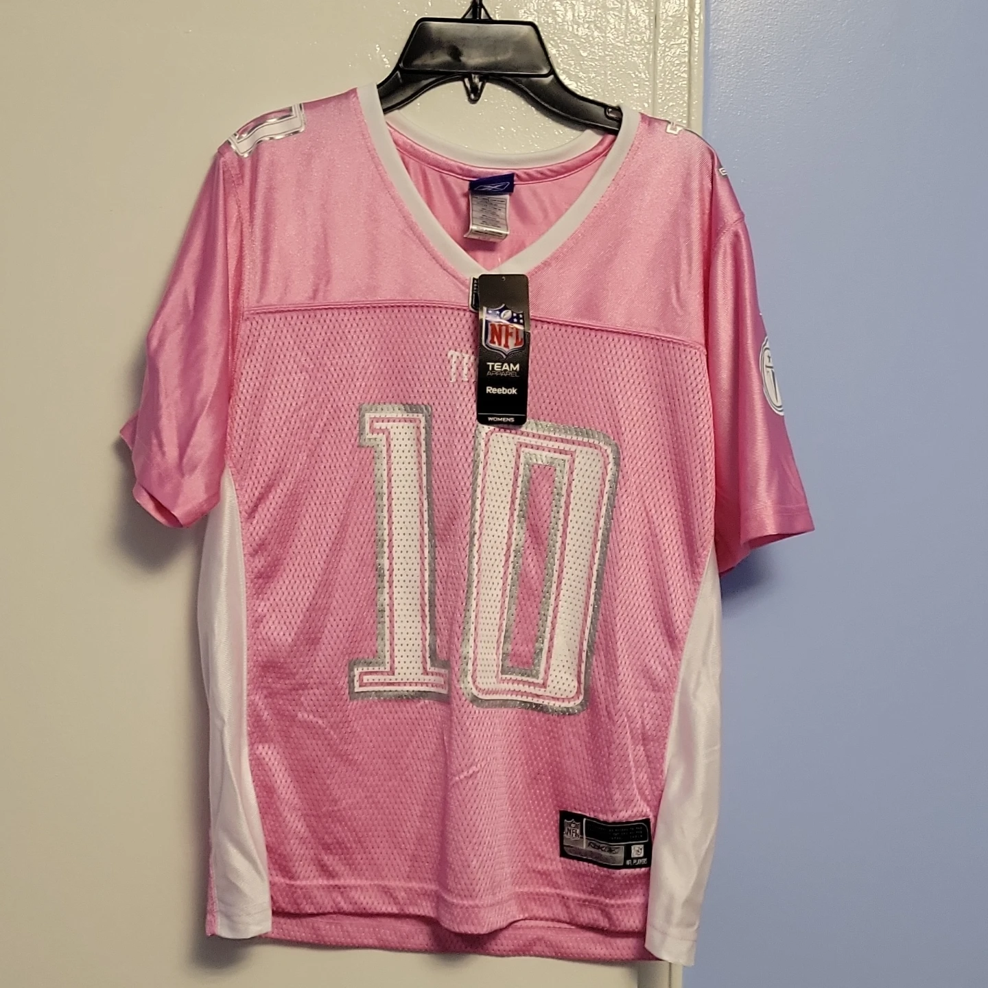 Reebok NFL Pink Football Jersey - Young #10 - photo 2