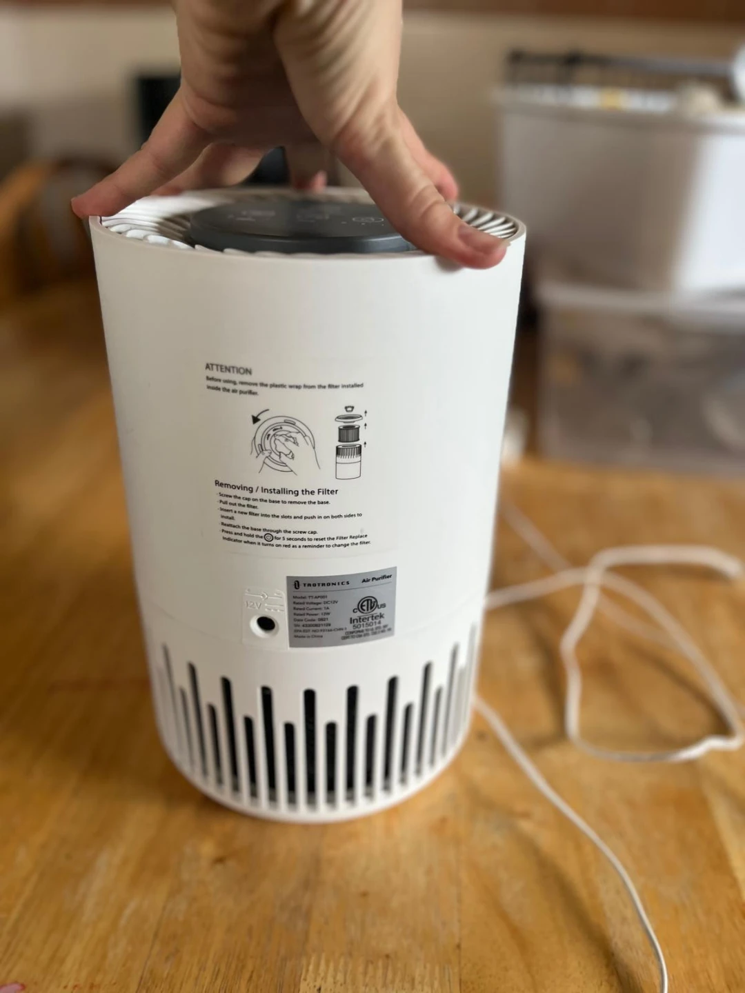 TRONICS Air Purifier with Filter - photo 2