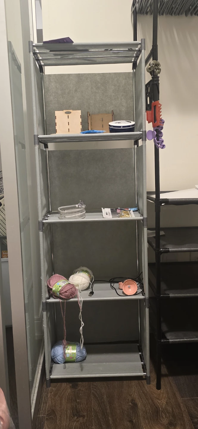 Fabric Storage Shelving Unit