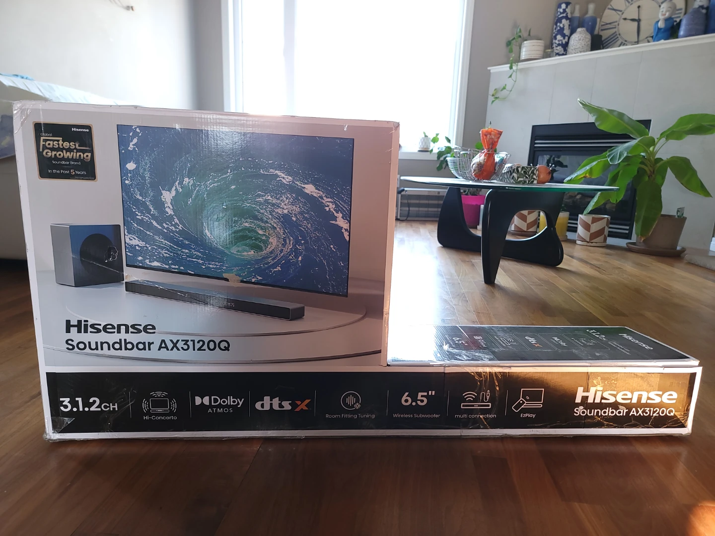 Hisense AX3100Q 3.1 Ch Soundbar & Wireless Subwoofer - Open Box