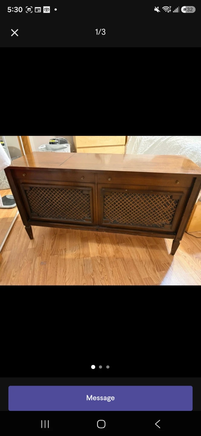 RCA Victor Stereophonic Record Player Console