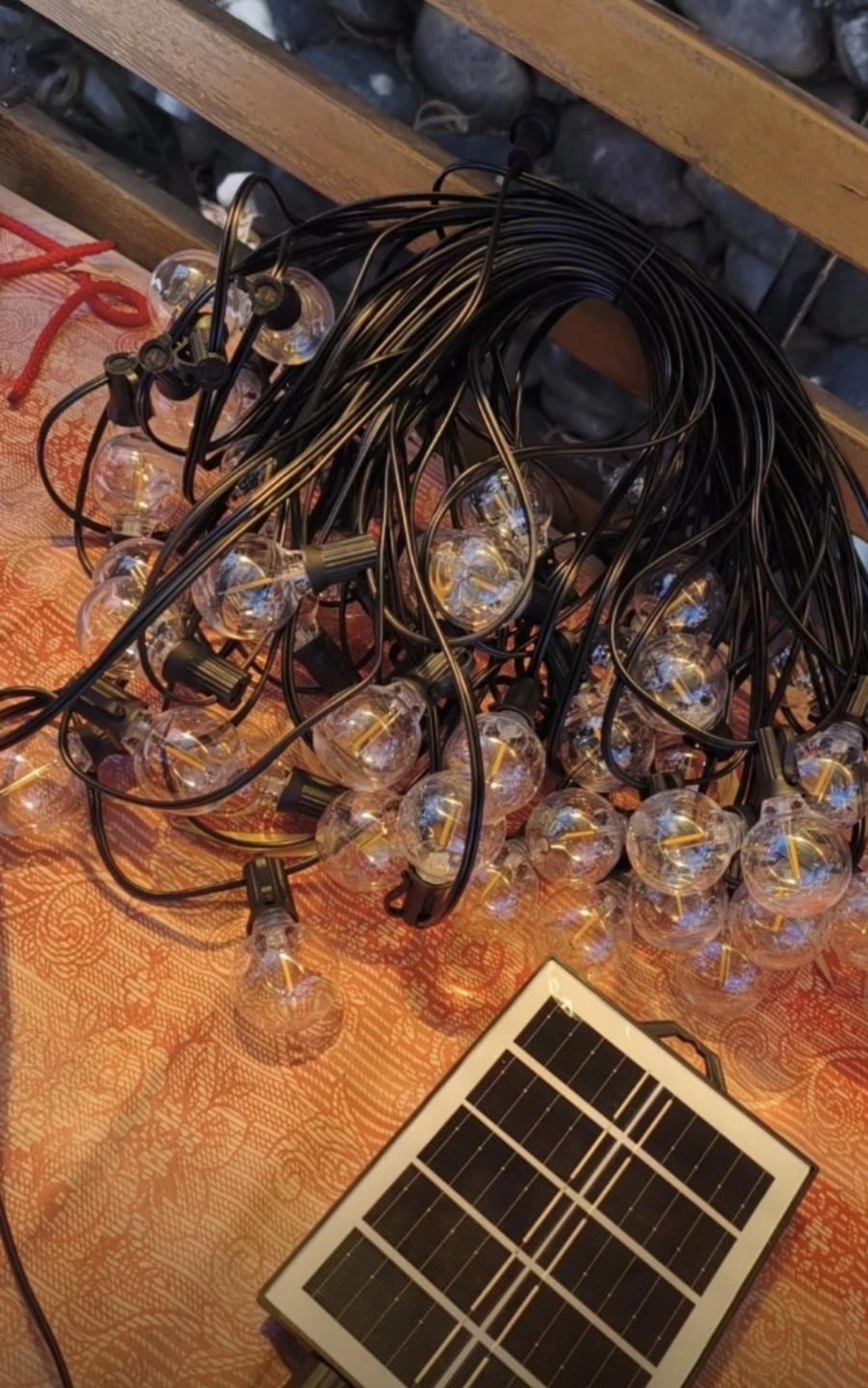 Solar Powered String Lights 15 m 25 light - photo 3