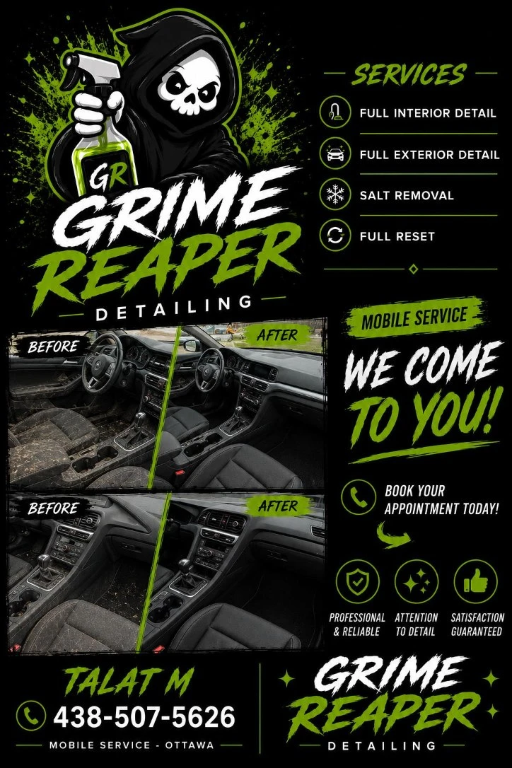 Grime Reaper Detailing Services