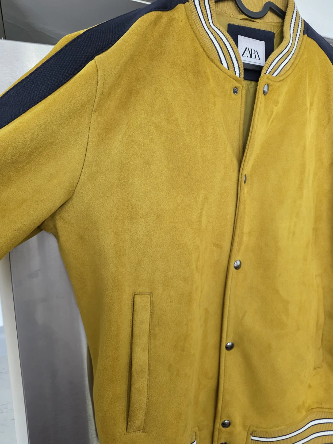 ZARA Bomber Jacket - Yellow, Size XL - photo 3