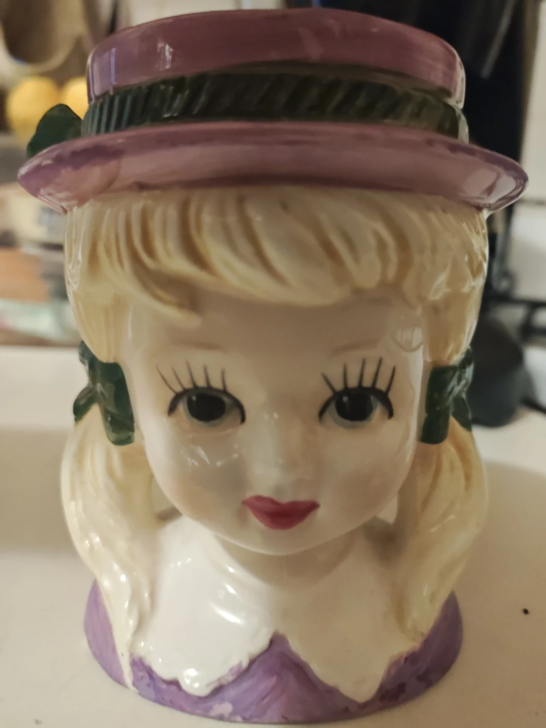 Ceramic Doll Planter Pot