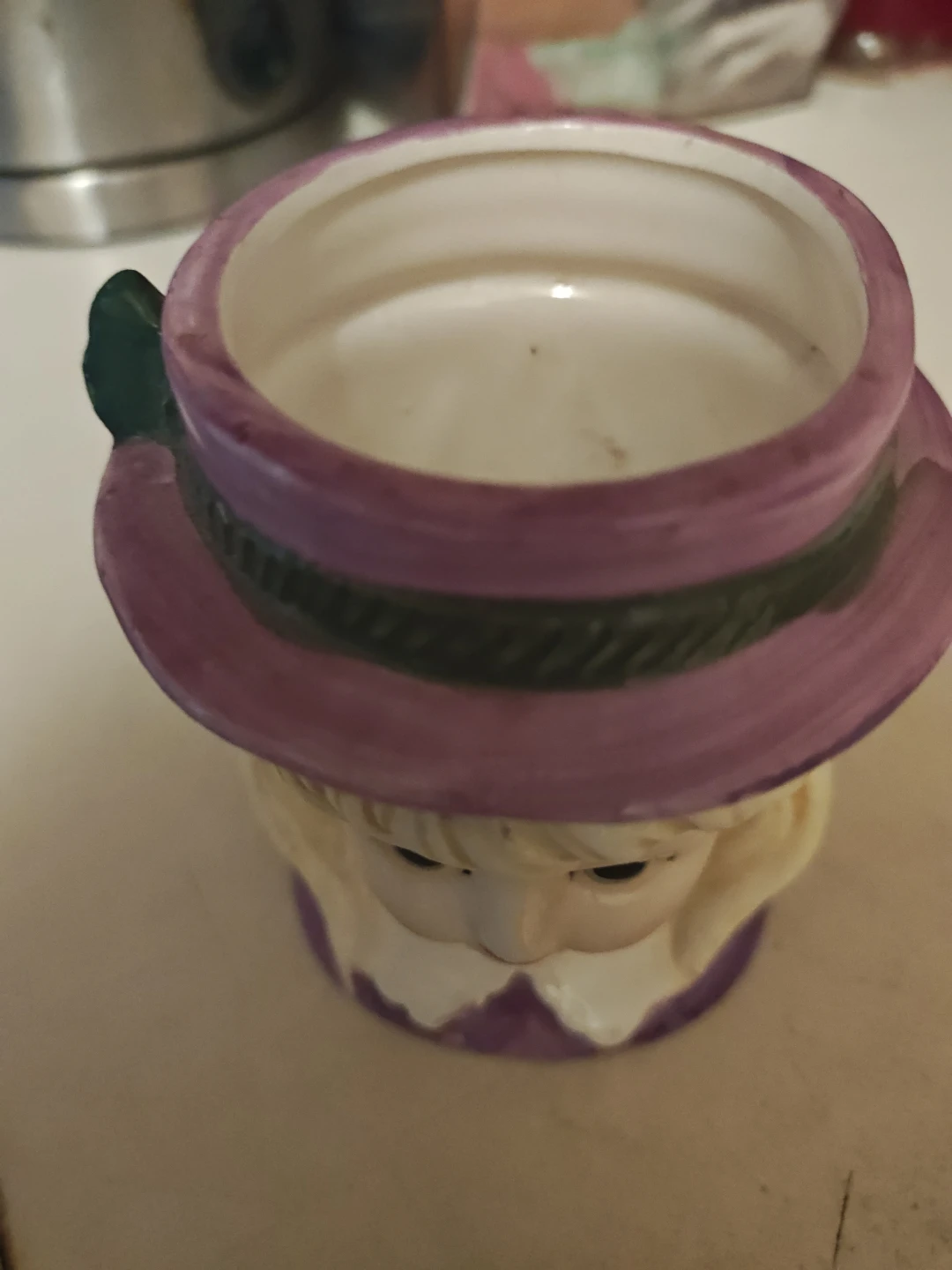 Ceramic Doll Planter Pot - photo 2