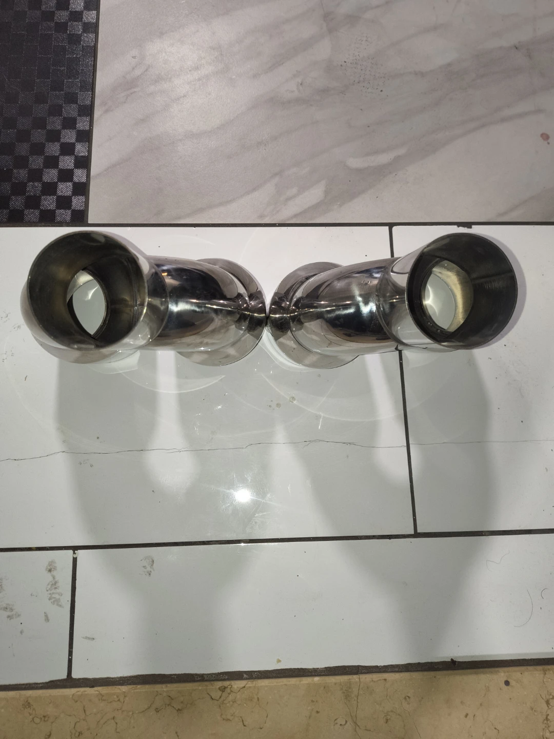 Quad Exhaust Tips - Chrome - photo 2