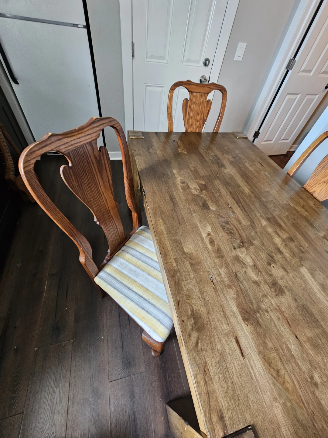 Wooden Dining Table with Chairs - photo 2