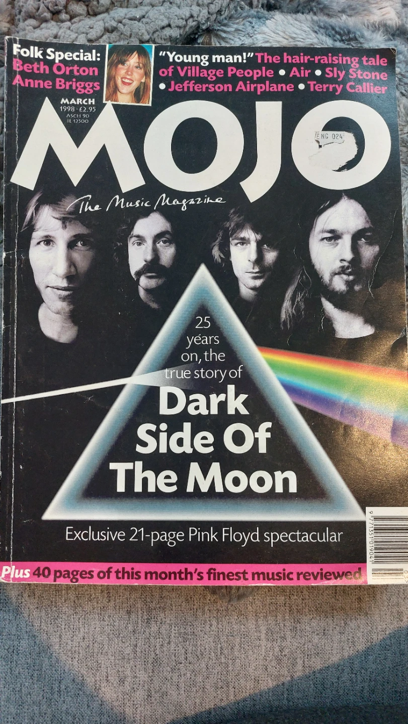 MOJO Magazine March 1998 - Dark Side Of The Moon