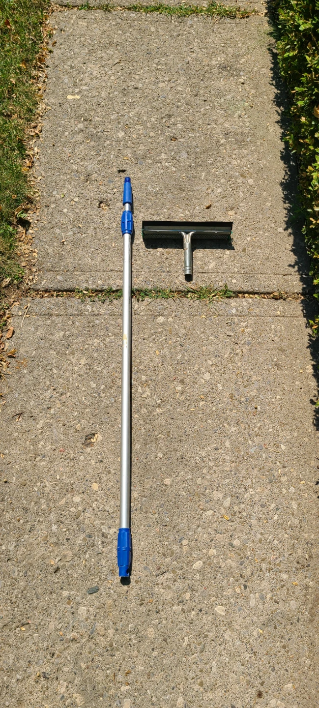 Telescopic Window Squeegee 4' - 8' Ft