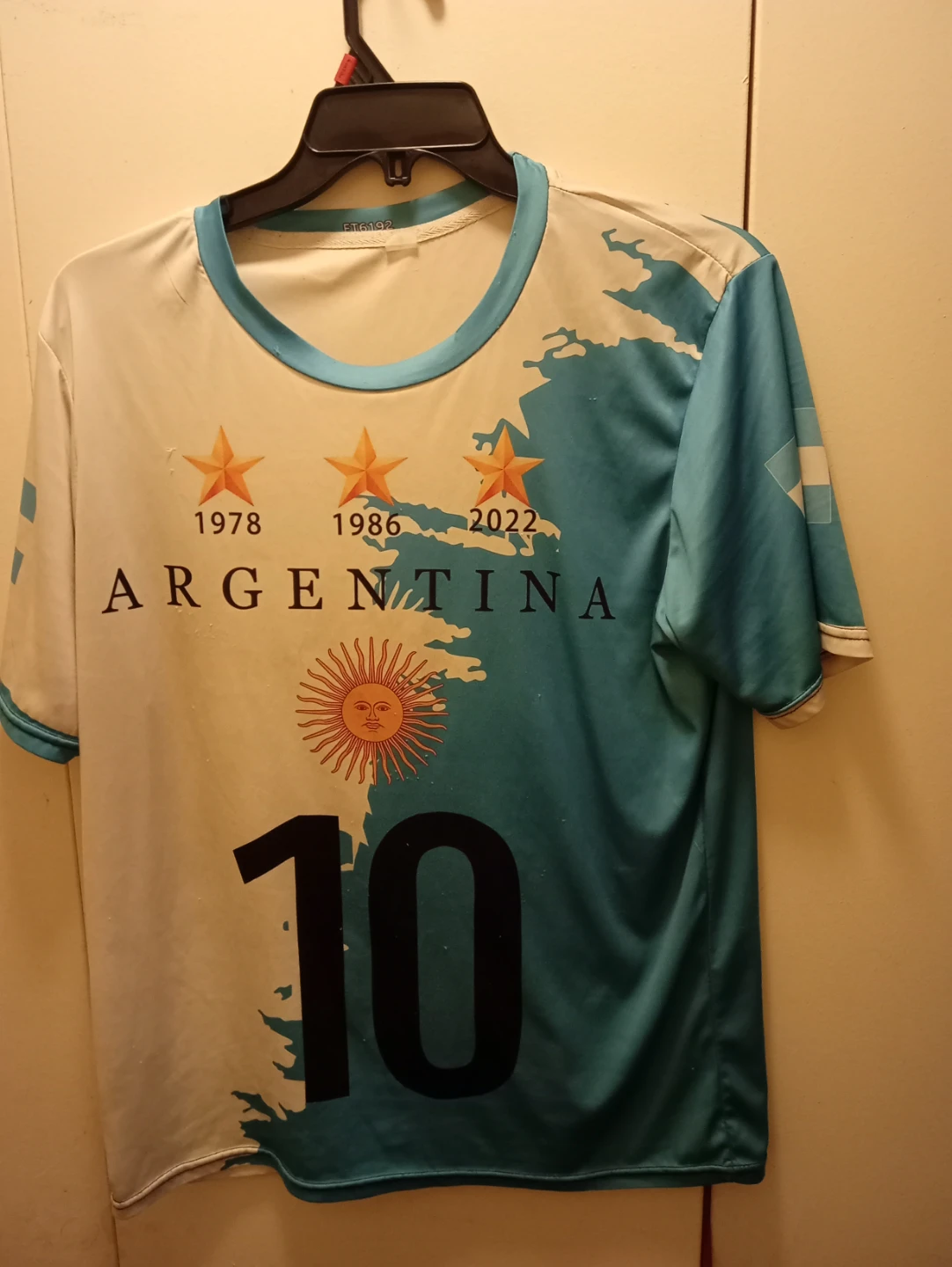 Argentina Messi 10 Soccer Jersey - photo 2
