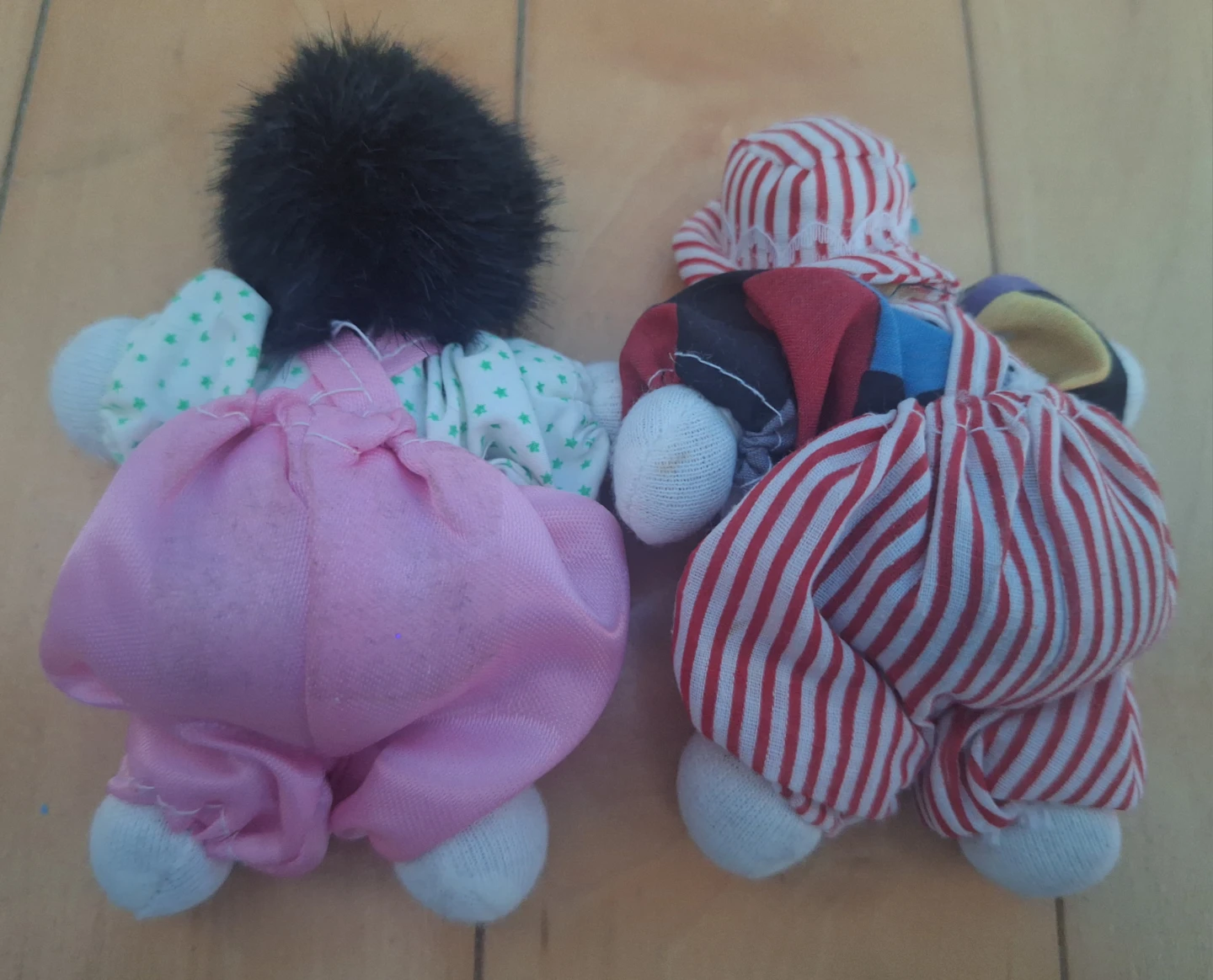 Pair of vintage Hubao clown dolls - photo 3