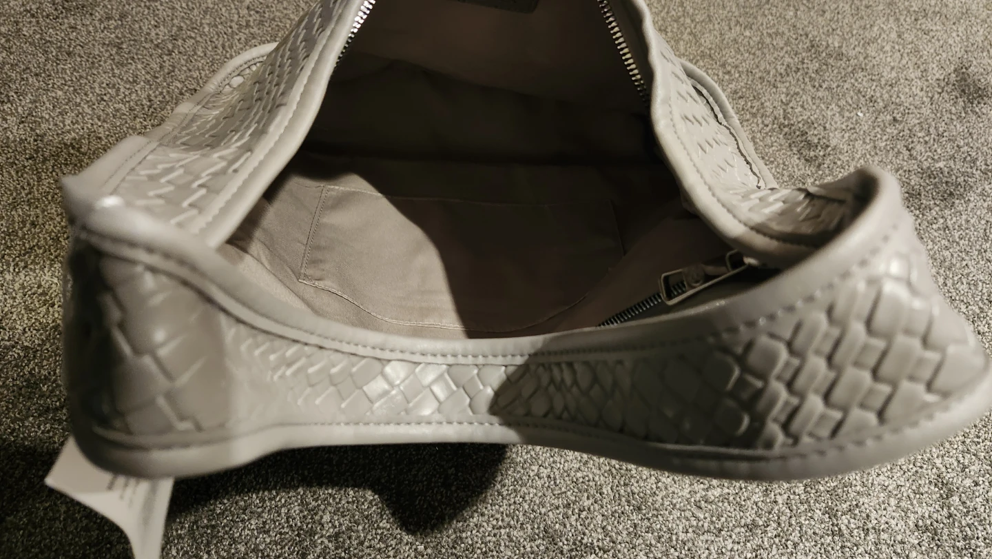New Bella Grey Woven Shoulder Bag - photo 3