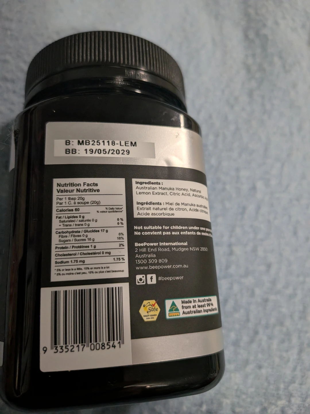 BeePower Manuka Honey Blend & Lemon 500g - photo 4