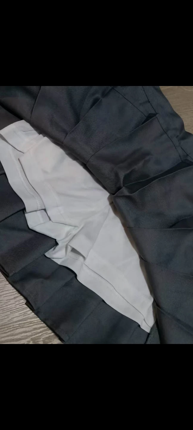 Grey pleated skirt - photo 2